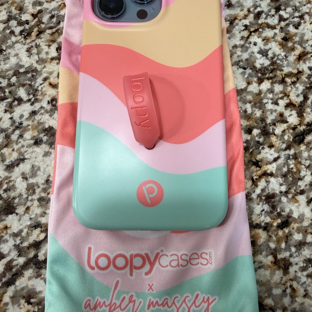 iPhone 13 Pro - Special Edition Amber Massey Sherbet color Loopy Case